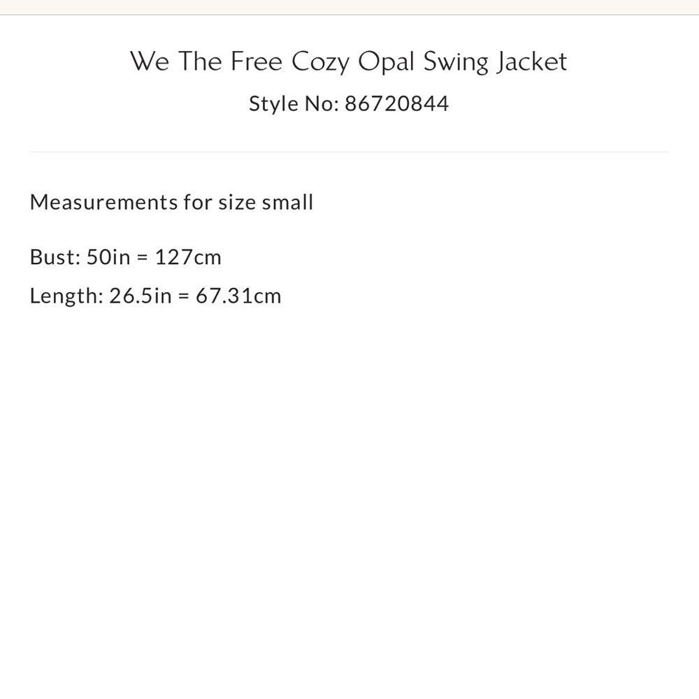 Free People We the Free Cozy Opal Swing Jacket in Pink NWOT - Picture 7 of 7